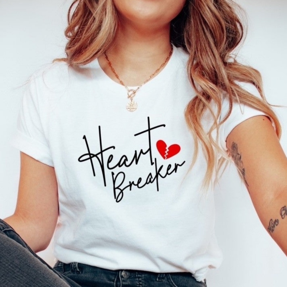 Heart Breaker Valentine T-shirt - Picture 1 of 3